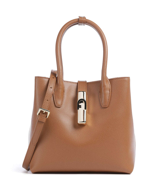 FURLA -  Borsa Goccia Tote Bag Small - Tabacco