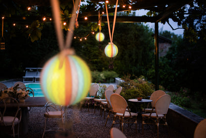 AUTHENTIC MODELS - Mongolfiera grande Led Blu - Diam. 32 cm  AP163ID