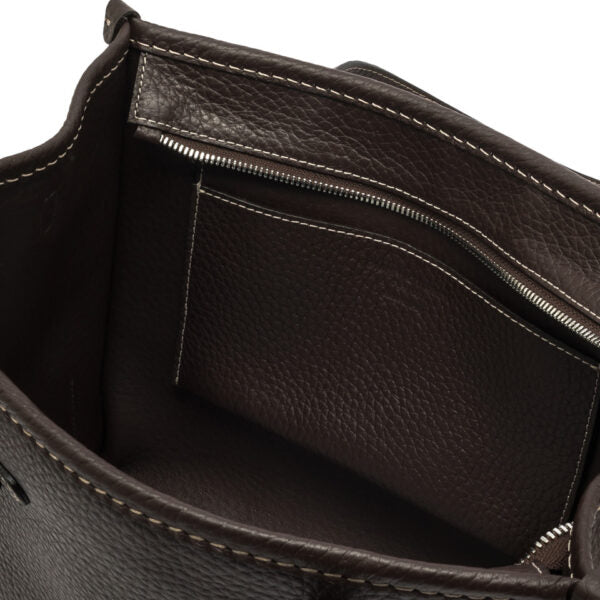 GIANNI CHIARINI - Borsa Marcella Medium - Espresso
