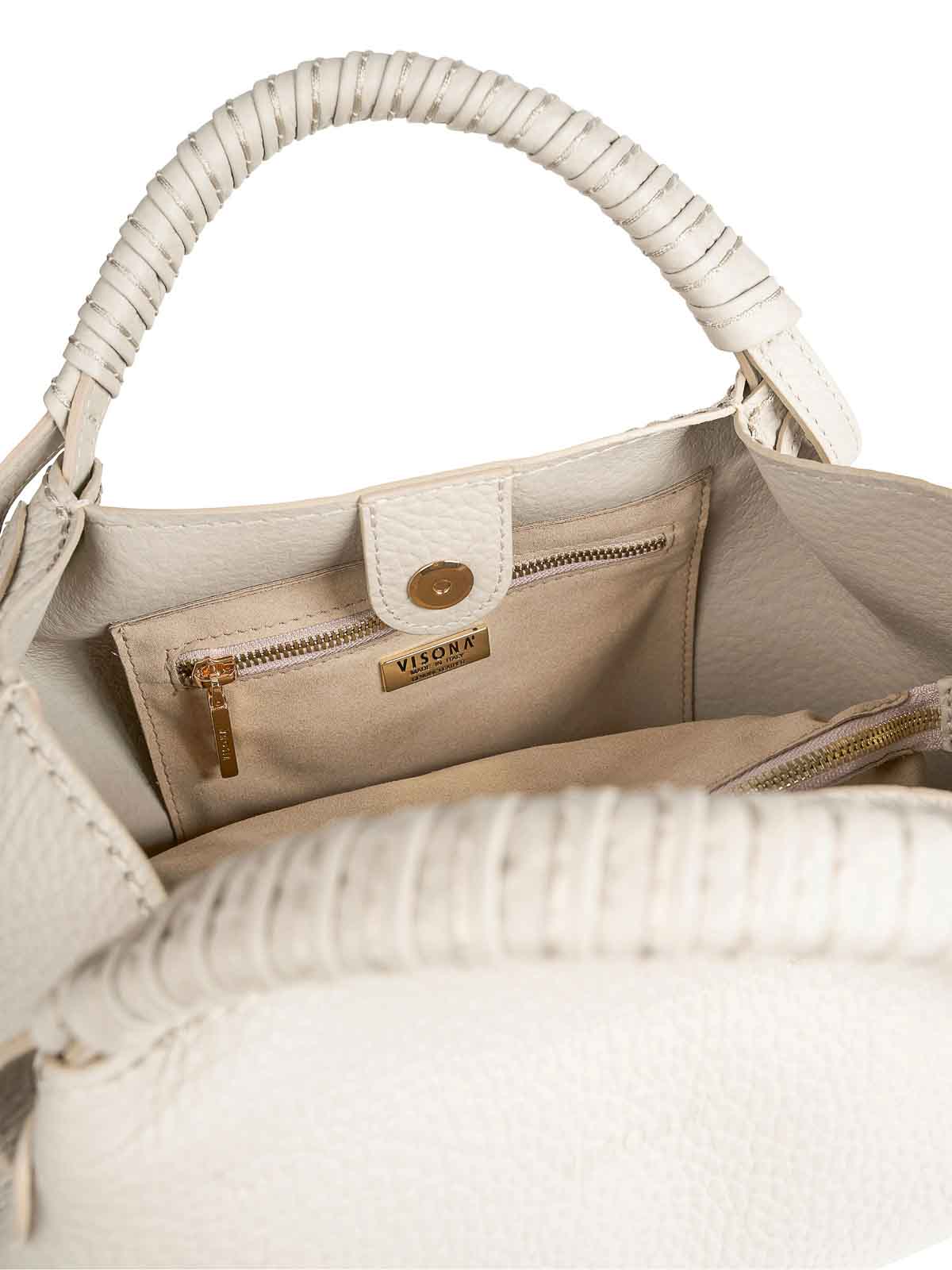 VISONA' - Borsa Mia Queen - Beige