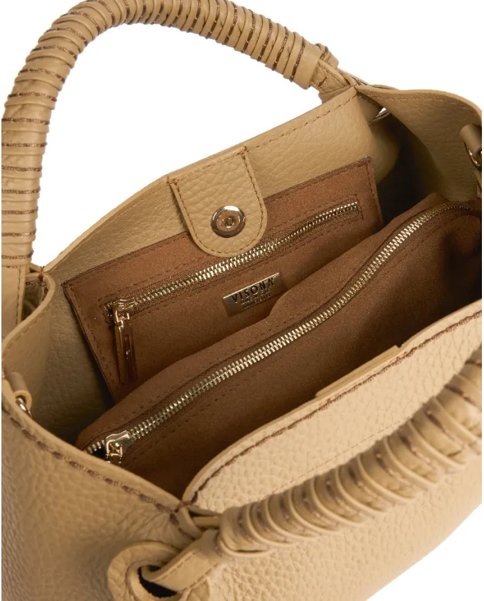 VISONA' - Borsa Mia Queen - Tan