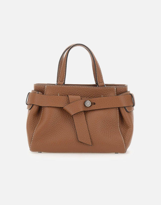 GIANNI CHIARINI - Borsa Miranda - Noce - pelle martellata