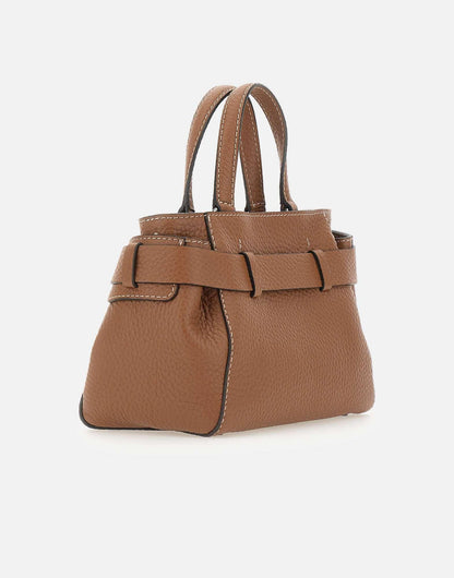 GIANNI CHIARINI - Borsa Miranda - Noce - pelle martellata