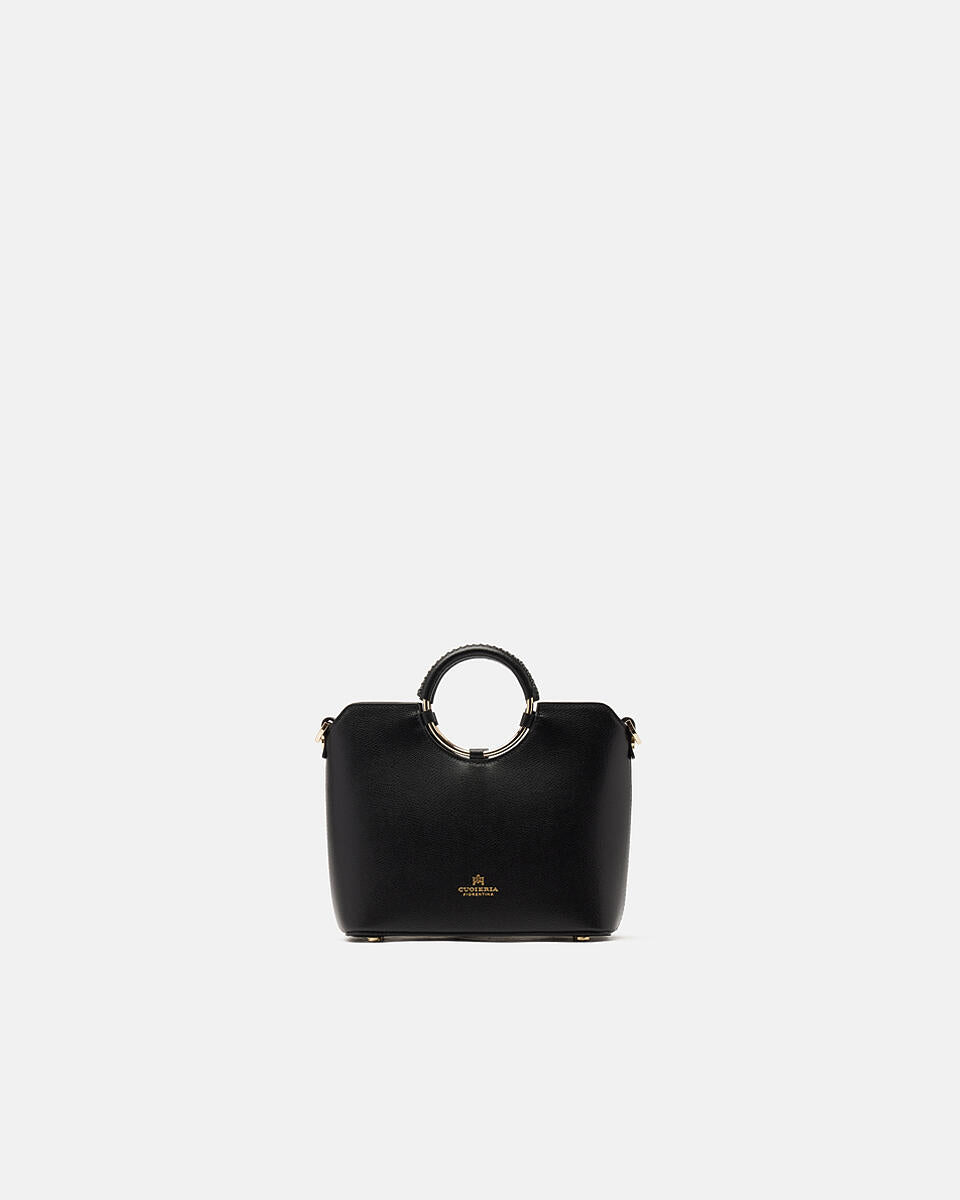 CUOIERIA FIORENTINA - Tote Bag Piccola Oblò - Nero