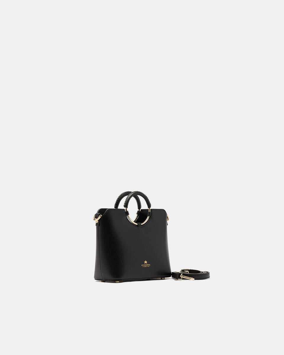CUOIERIA FIORENTINA - Tote Bag Piccola Oblò - Nero