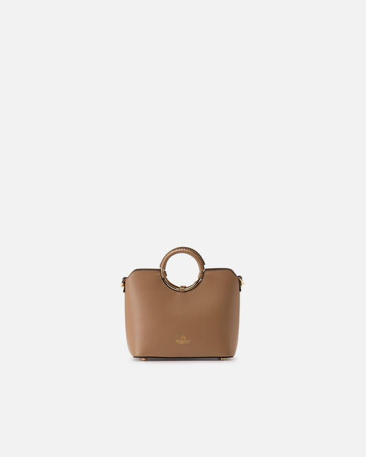 CUOIERIA FIORENTINA - Tote Bag Piccola Oblò - Desert