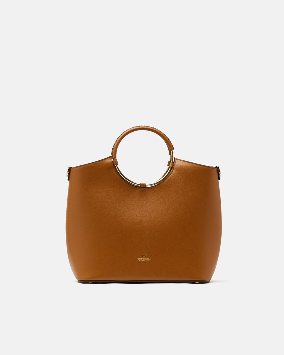 CUOIERIA FIORENTINA - Tote Bag Large Oblò - Desert