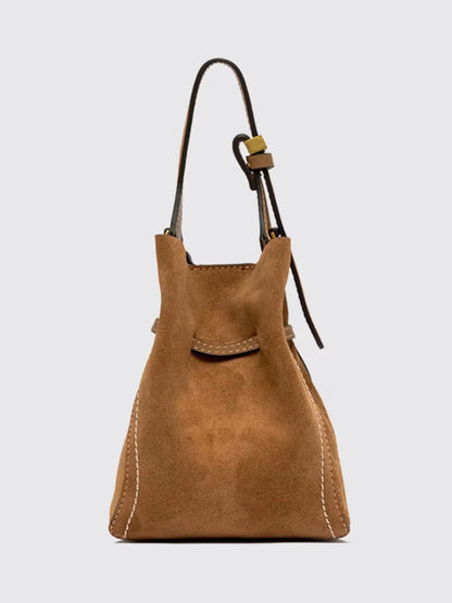 GIANNI CHIARINI - Borsa Sienna a mano scamosciata - Cognac