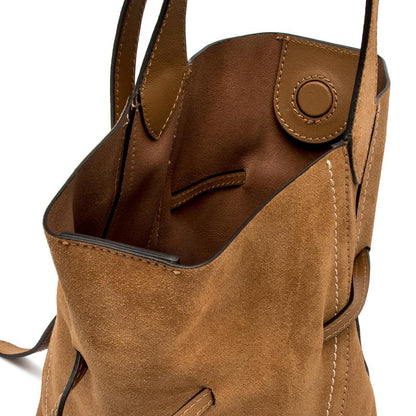 GIANNI CHIARINI - Borsa Sienna Media scamosciata - Cognac
