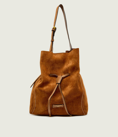 GIANNI CHIARINI - Borsa Sienna Large scamosciata - Caramello