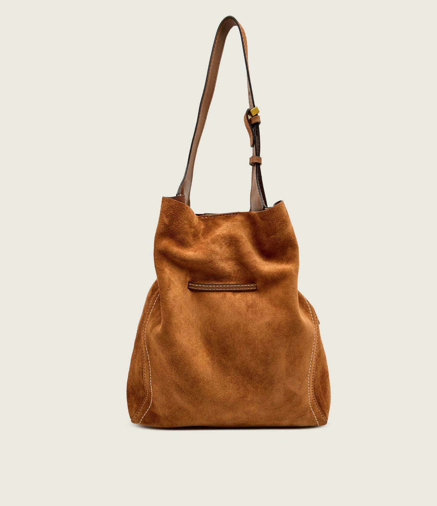GIANNI CHIARINI - Borsa Sienna Large scamosciata - Caramello