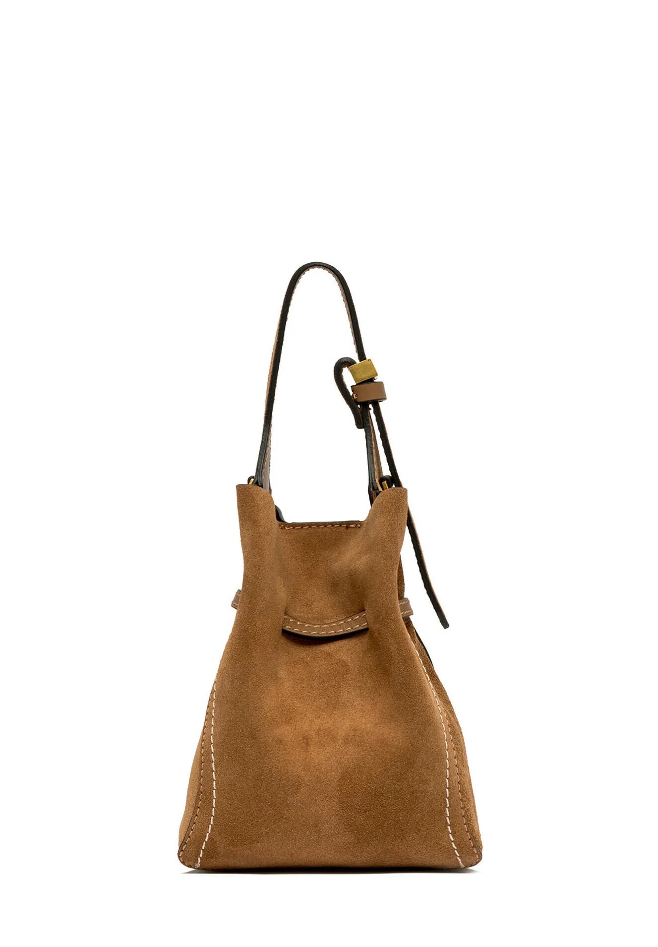 GIANNI CHIARINI - Borsa Sienna a mano scamosciata - Cognac