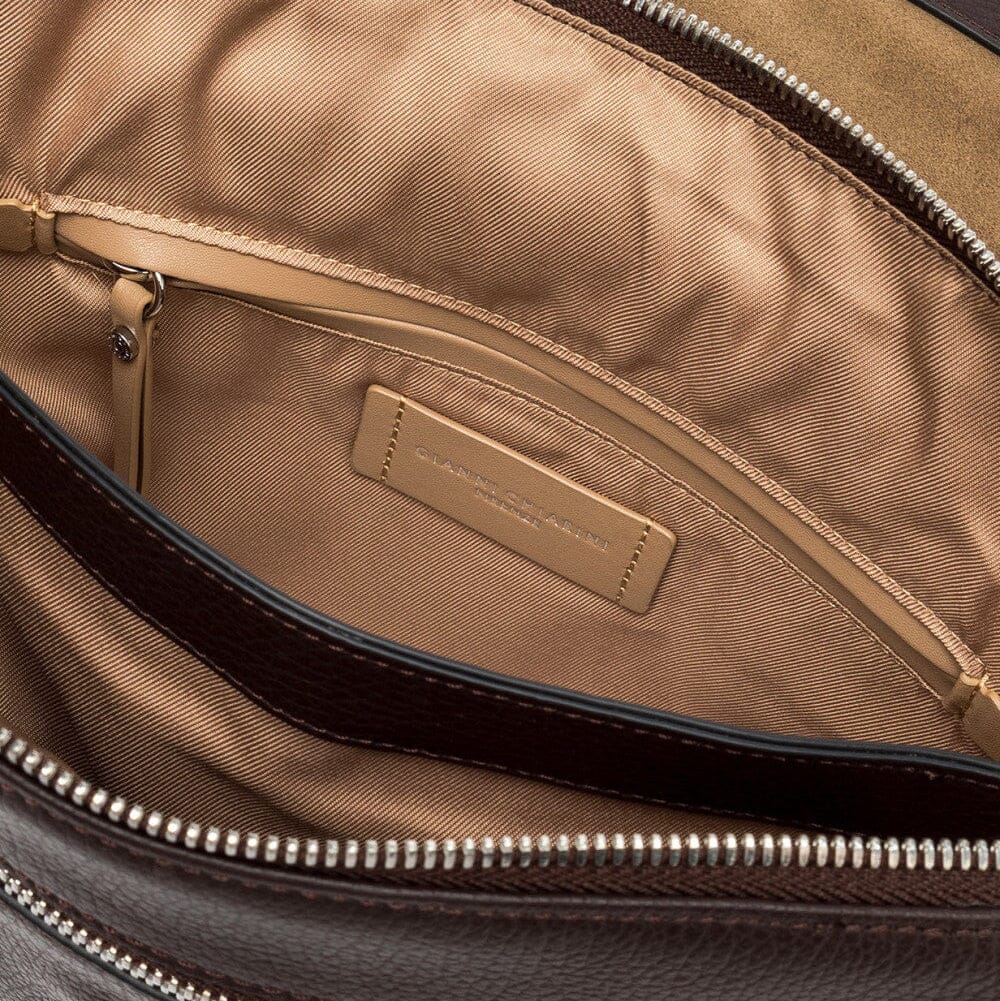 GIANNI CHIARINI - Borsa Three L - Espresso
