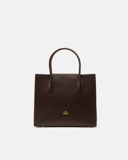 CUOIERIA FIORENTINA - Medium Tote Bag Alice Testa Moro