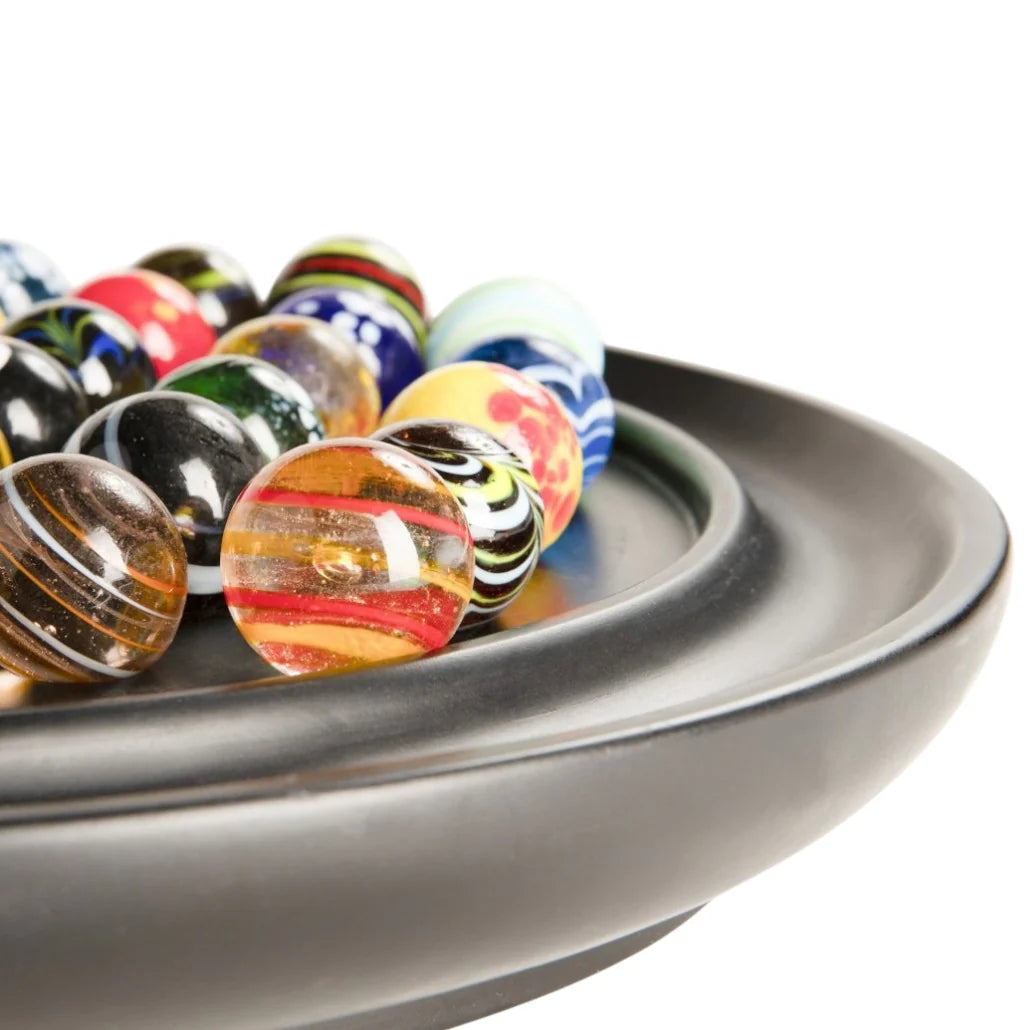 AUTHENTIC MODELS - Solitario Veneziano con biglie in vetro soffiato ed ebano GR007