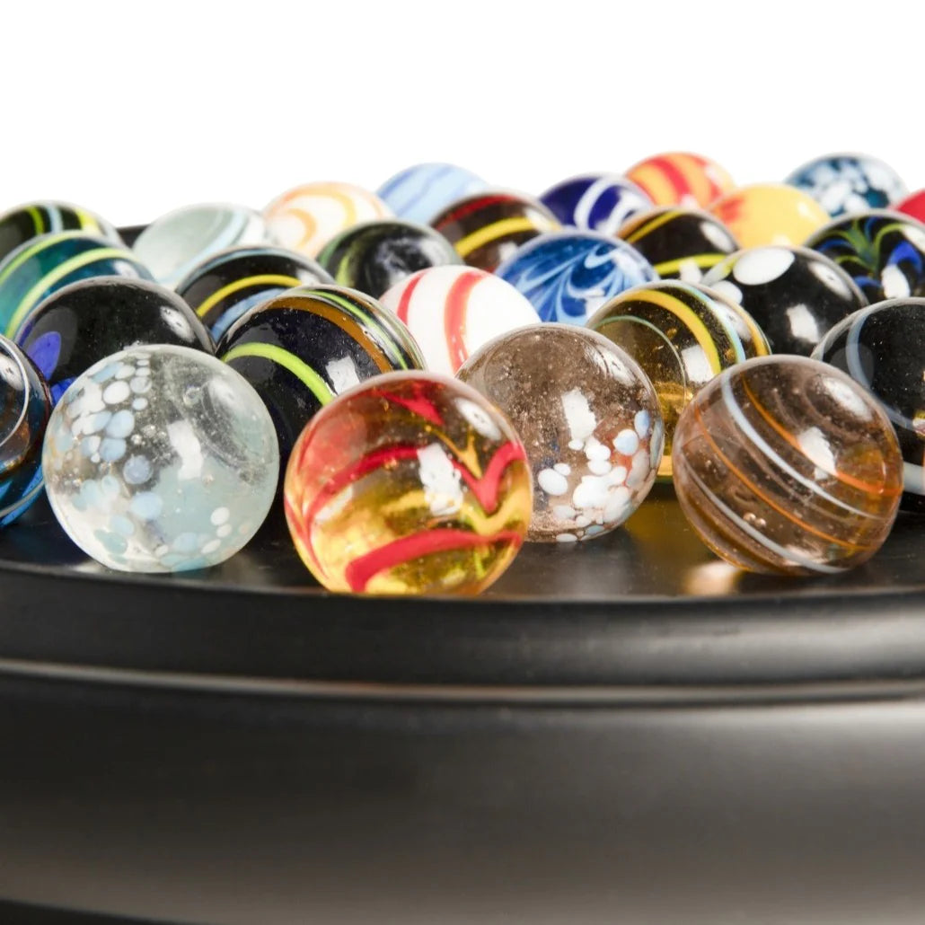 AUTHENTIC MODELS - Solitario Veneziano con biglie in vetro soffiato ed ebano GR007