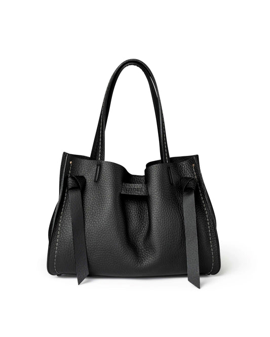 VISONA' - Borsa Vittoria Large - Nero