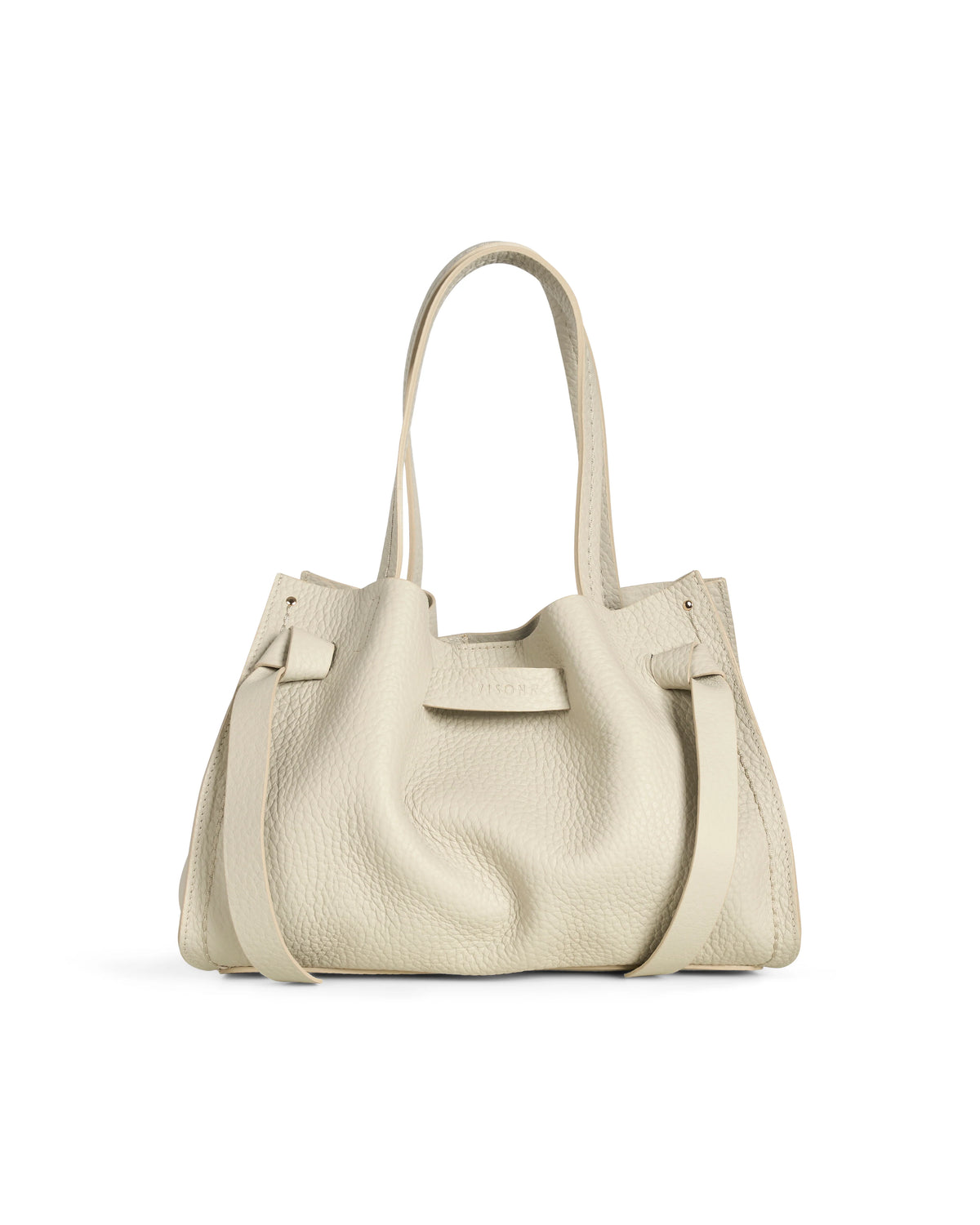 VISONA' - Borsa Vittoria Large - Beige