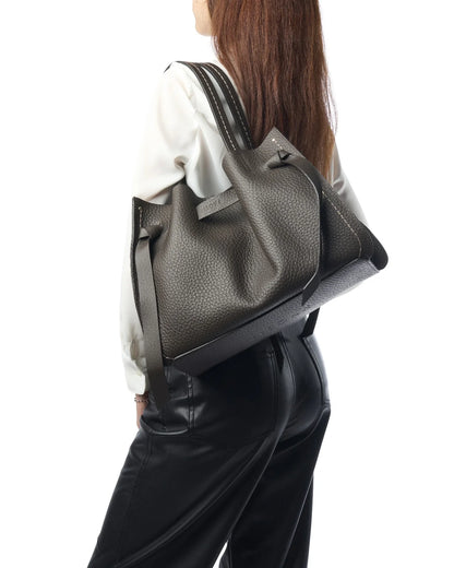 VISONA' - Borsa Vittoria Large - Testa Moro