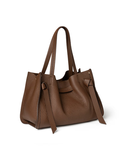 VISONA' - Borsa Vittoria Large - Noce