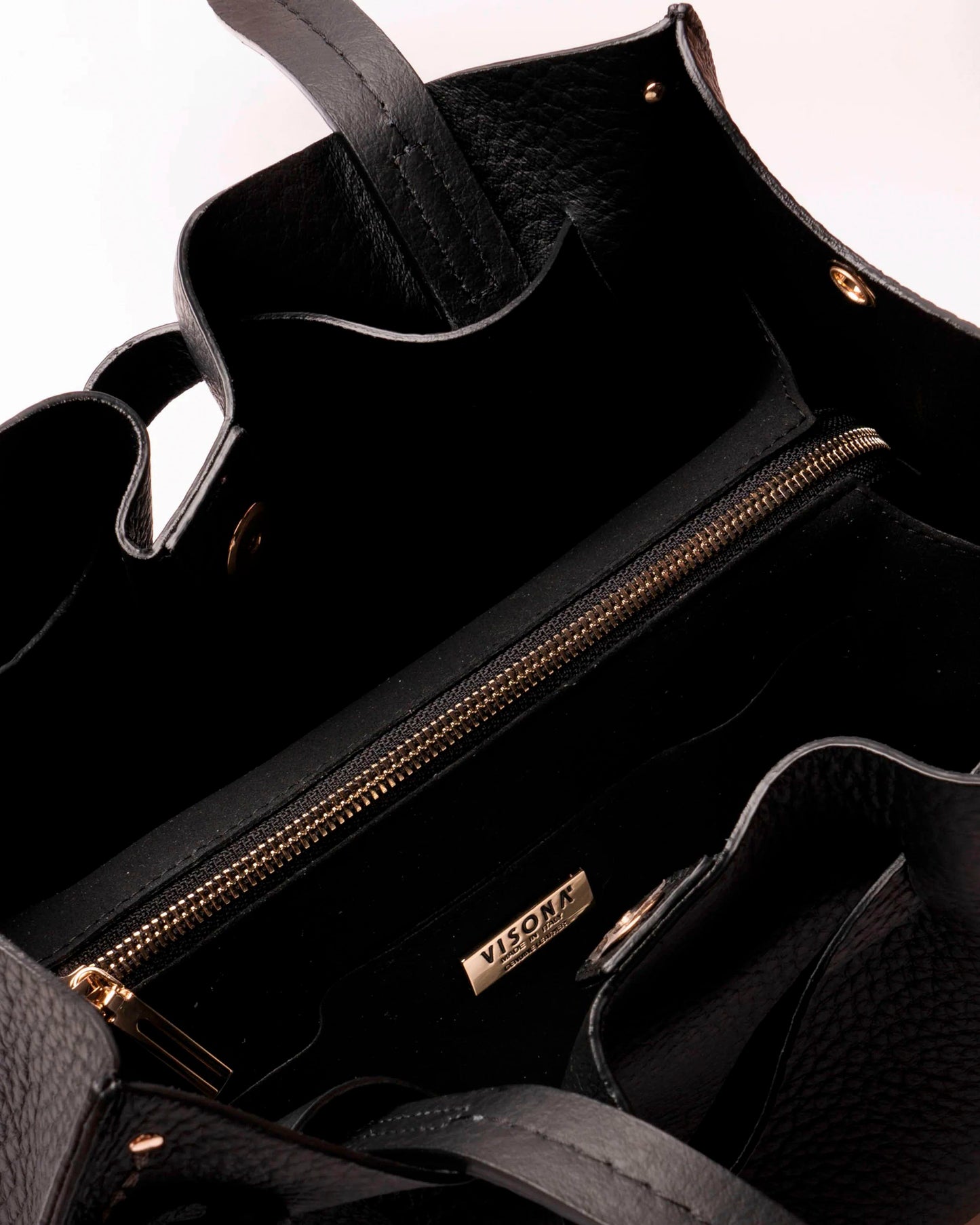 VISONA' - Borsa Vittoria Large - Nero