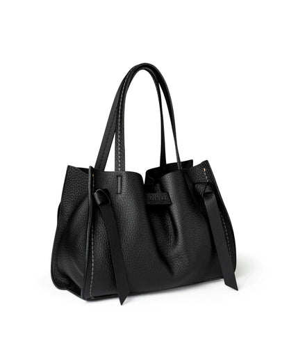 VISONA' - Borsa Vittoria Large - Nero