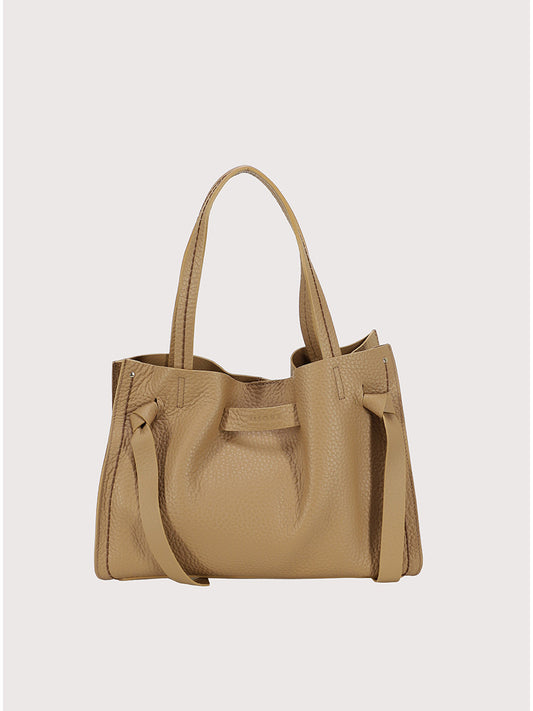 VISONA' - Borsa Vittoria Large - Tan