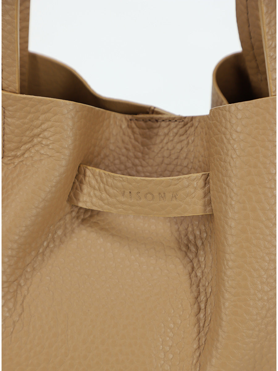VISONA' - Borsa Vittoria Large - Tan