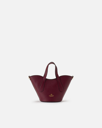 CUOIERIA FIORENTINA - Borsa Wave small - Bordeaux