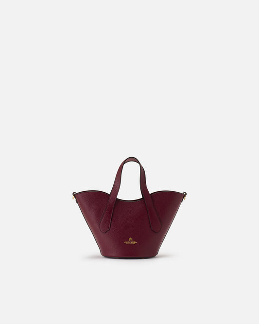CUOIERIA FIORENTINA - Borsa Wave small - Bordeaux